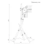 Maclean MC-181 W TV Floor Stand for 27-55 inch Screens, VESA up to 200x200, 60 kg, White