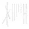 Maclean MC-182 W TV Floor Stand, 37-80 inch, Max VESA 600x400, 60 kg, White