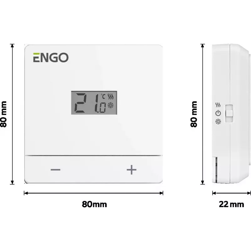 ENGO Controls EASY-BATW Temperature Controller Battery