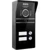 Eura VDP-80C5 Two-Family Video Intercom System, Black, 2x 7 inch LCD, FHD, 2 Entrances, 1080p Camera, RFID Reader, Surface Mount