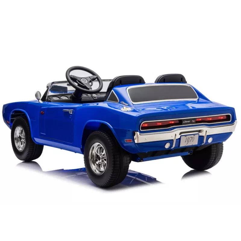 LEAN CARS Dodge Charger R/T DLS-K12 24V 7Ah Blue Battery Car