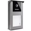 VIDOS IPX S101-1 Outdoor Panel with RFID Reader, 2MP Camera, PoE, Black