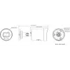 Hikvision DS-2CD2083G2-LI2U(2.8mm)(BLACK) 8MP AcuSense Fixed Bullet IP Camera with Smart Hybrid Light