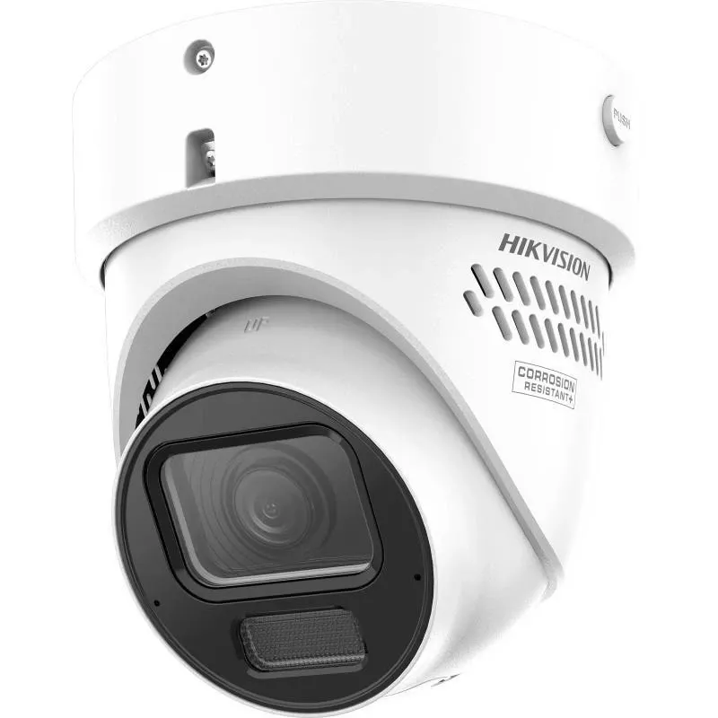 Hikvision DS-2CD2H123G2-LIZS2UY/SL(2.8-12mm)/O-STD 2MP AcuSense Turret IP Camera with Strobe Light and Audio Warning
