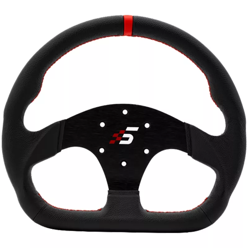 Simagic P-325D Steering Wheel w/o Hub (K), 325mm - Leather