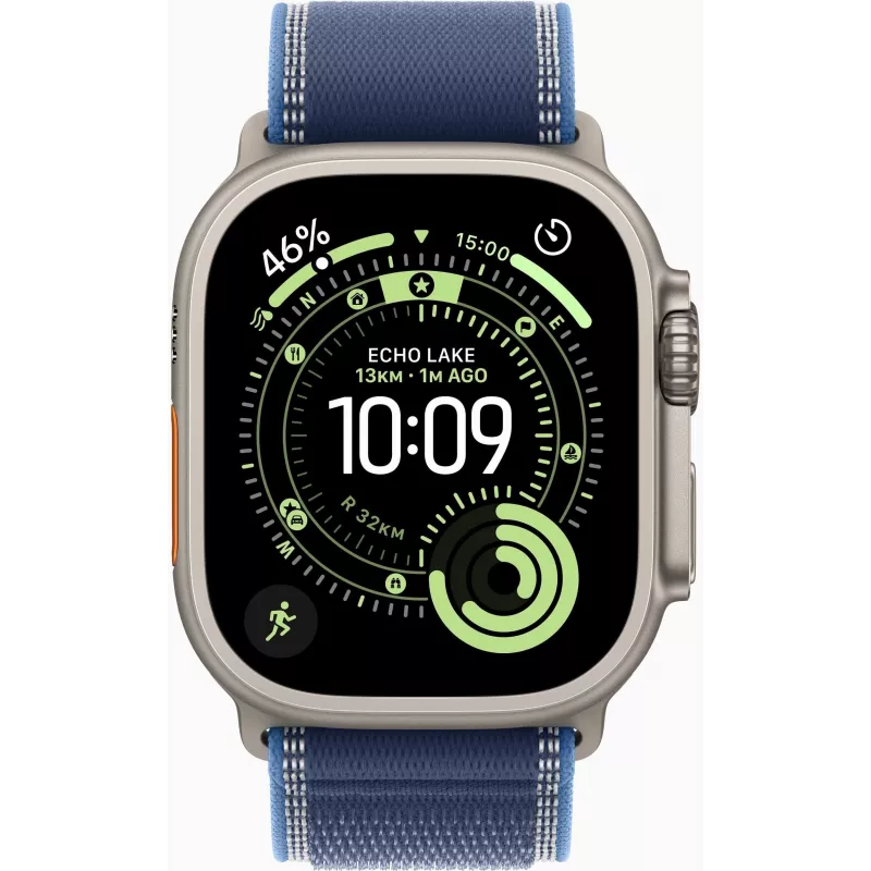 Apple Watch Series 9 GPS + Cellular 45mm Midnight Aluminum Case with Midnight Sport Band M/L