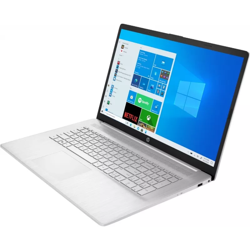 HP Laptop 17-cn0534ng, Intel Core i3-1125G4, 8GB RAM, 512GB SSD, 17.3 inch Full HD IPS, Windows 11 Home, Natural Silver