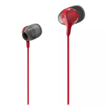 HyperX Cloud Earbuds III (Red) - In-Ear Gaming Headset with In-Line Microphone, 14mm Drivers, 3.5mm Wired Connection