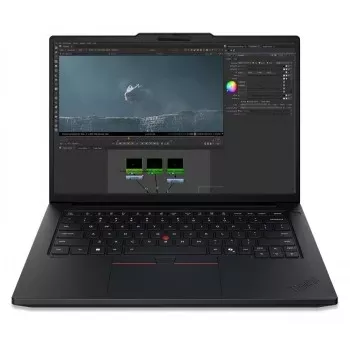 Lenovo ThinkPad P14s G7 14.5 inch WUXGA Laptop, Intel Core 7 UX9-388H, 32GB RAM, 1TB SSD, Intel Arc B390 Graphics, Windows 11 Pro, Swedish Keyboard, Black