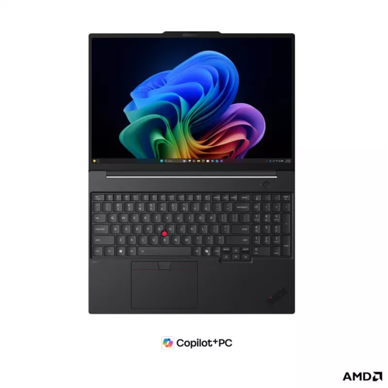 Lenovo ThinkPad T16 G5 AMD Business Laptop, 16 inch WUXGA IPS, AMD Ryzen AI 5 PRO 440, 16GB DDR5, 512GB SSD, AMD Radeon 840M, Windows 11 Pro, Black, Nordic Keyboard