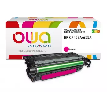 Armor OWA Toner Cartridge Compatible with HP CF453A Magenta High Yield 10,500 Pages