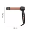 Rowenta CF4620E0 Twist Curl Curling Iron - Ceramic, Ion Conditioning, 27/32/38mm, LCD Display, 86W, Black/Copper