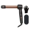 Rowenta CF4620E0 Twist Curl Curling Iron - Ceramic, Ion Conditioning, 27/32/38mm, LCD Display, 86W, Black/Copper