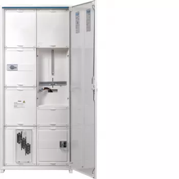 Hager universN FP82W5N Transformer/Metering Cabinet 1250x550x205mm 1 Meter Field APZ NAR NH00 SUT