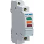 HAGER SVN129 Indicator Light, 230V AC, 3 x LED Red+Green+Orange, DIN Rail