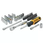 DEWALT DWMT81610-0 10-Piece 1/4-Inch Drive Metric Socket Set (4-13mm) with Socket Rail