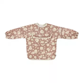 Beaba 2-in-1 Bib with Detachable Long Sleeves Savannah Bloom