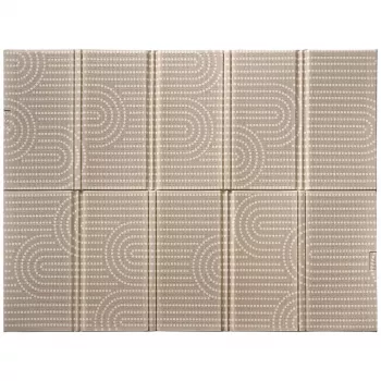 Beaba 915074 Double-Sided Play Mat 200 x 150 cm Arch Brown