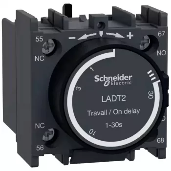 APC Schneider Electric LADR2 Auxiliary Contact Block, 1NO+1NC, White, TeSys D