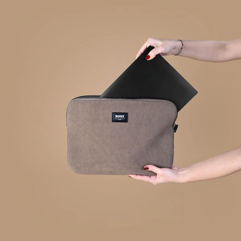 PORT DESIGNS MILANO II ECO Sleeve for 13/14 inch Laptop, Brown