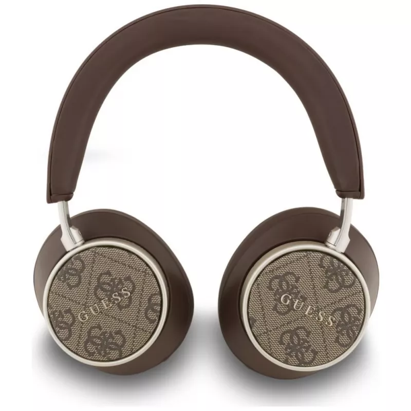 Guess Bluetooth 4G Classic Logo Wireless On-Ear Headphones - Brown