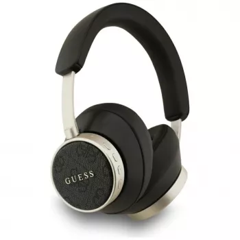 Guess 4G Classic Logo Wireless On-Ear Bluetooth Headphones - Black