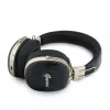 Guess Over-Ear Bluetooth Headphones with ENC, Metal 4G Script Logo, Black
