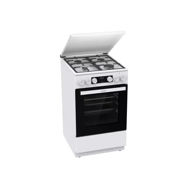 Gorenje GK5C42WF-B Freestanding Gas-Electric Cooker, White, 50 cm, 70 L