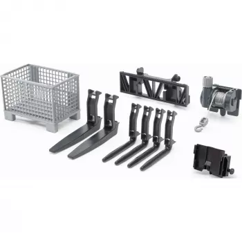 BRUDER Accessory Grid Pallet Winch Front Loader