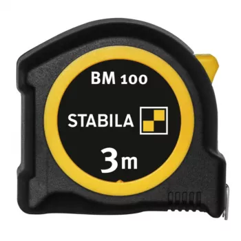 STABILA BM 100 3 m Pocket Tape Measure Metric