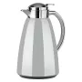 EMSA CAMPO Thermal Carafe, 1 Liter, Light Grey/Stainless Steel, Quick Tip Closure