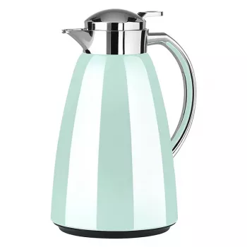 EMSA CAMPO Thermal Carafe, 1 Liter (Mint Green / Stainless Steel, Quick Tip Closure)
