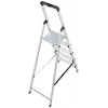 Krause SOLIDY 1x5 126238 Single-Sided Step Ladder, 5 Steps, Aluminum, 150 kg Load Capacity