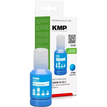 KMP 1584,0003 Cyan Ink Bottle 135 ml 14000 Pages Single Pack