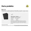 3M Klingspor PS 11 A Wet and Dry Sandpaper P1500, 50 Sheets