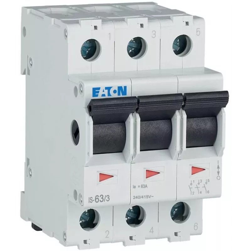 Eaton Main Switch Grey 3-Pole 63A 230V/AC, 415V/AC 276276