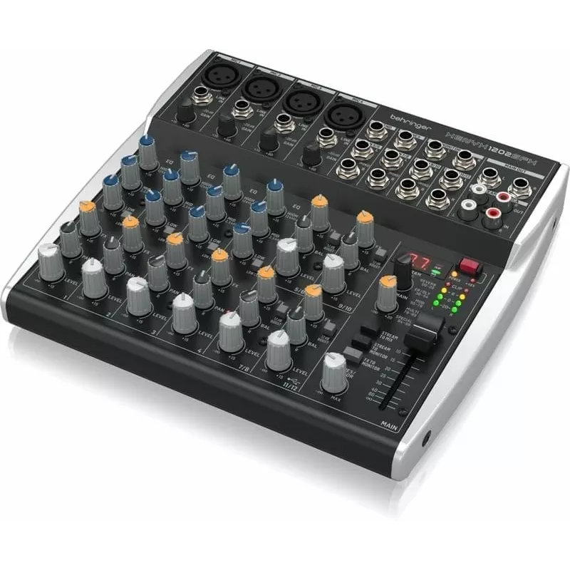 Behringer XENYX 1202SFX Analog Mixer with 12 Inputs and KLARK TEKNIK FX