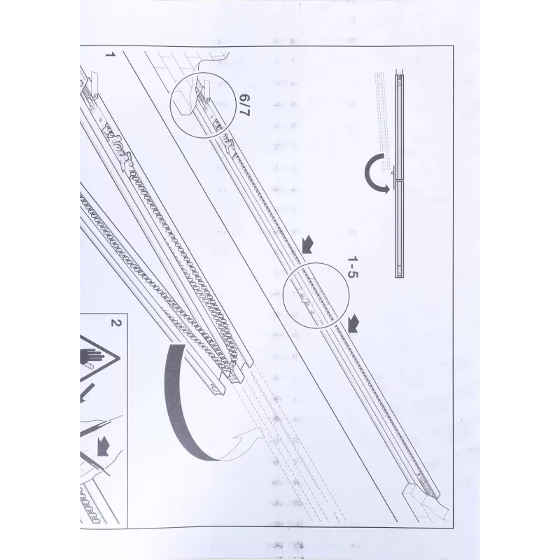 Hörmann FS-2 Two-Part Drive Rail M (Medium) for Promatic/Supramatic Operators