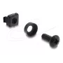 DELOCK Rack Mounting Set for 10 inch and 19 inch 100 Pieces Black