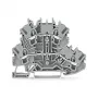 WAGO 2002-2201 TOPJOB S 2-Conductor Through Terminal Block, 2.5 mm², 500 V, Gray