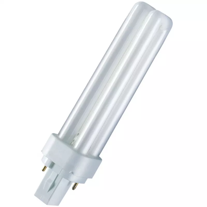 OSRAM DULUX D 18W/830 G24d-2 Compact Fluorescent Lamp, Warm White