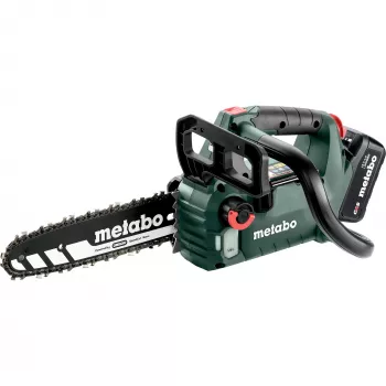 METABO MS 18 LTX BL 25 (601595900) SET Cordless Chainsaw (Green/Black, Li-Ion Battery 4.0Ah 18V)