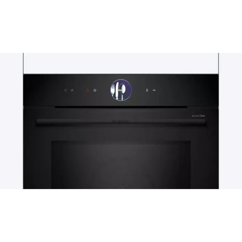 Bosch HMG976KB1 Series 8 Built-in Microwave Oven with Steam Assist, 71L, Black