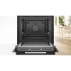 Bosch HMG976KB1 Series 8 Built-in Microwave Oven with Steam Assist, 71L, Black