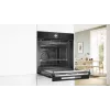 Bosch HMG976KB1 Series 8 Built-in Microwave Oven with Steam Assist, 71L, Black