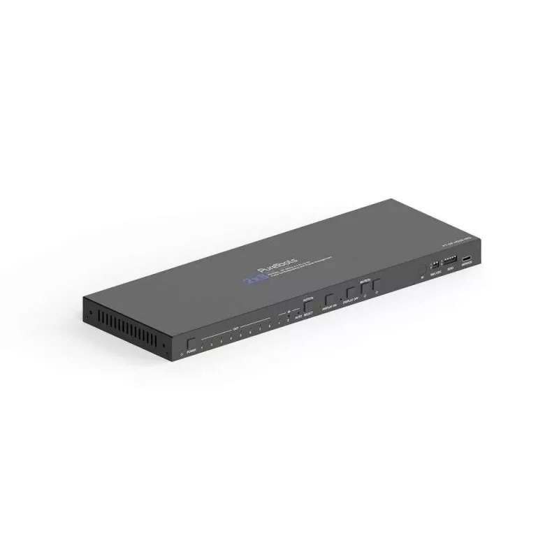 PureLink 2x8 HDMI 2.1 Splitter - 48Gbps with Scaler and Audio De-Embedding