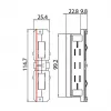 Brumberg 87114070 Electrical Connector 3-Phase Track ONETRACK DALI White