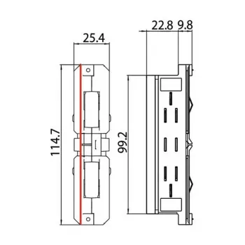 Brumberg 87114070 Electrical Connector 3-Phase Track ONETRACK DALI White