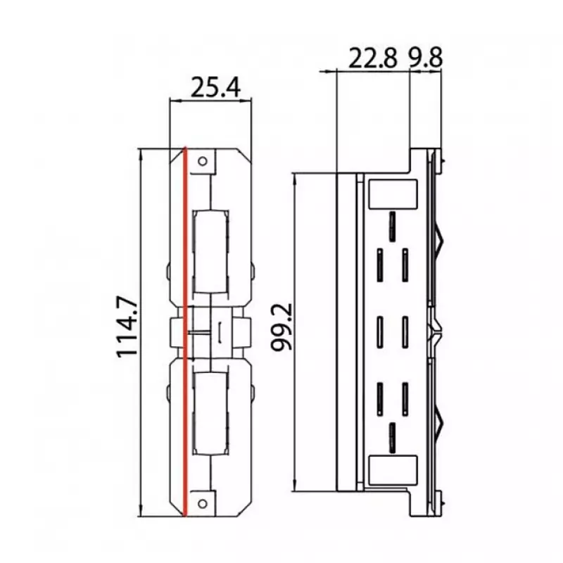 Brumberg 87114070 Electrical Connector 3-Phase Track ONETRACK DALI White
