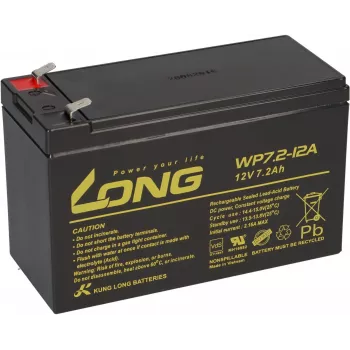 LONG WP7.2-12A AGM Battery 12V 7.2Ah VdS
